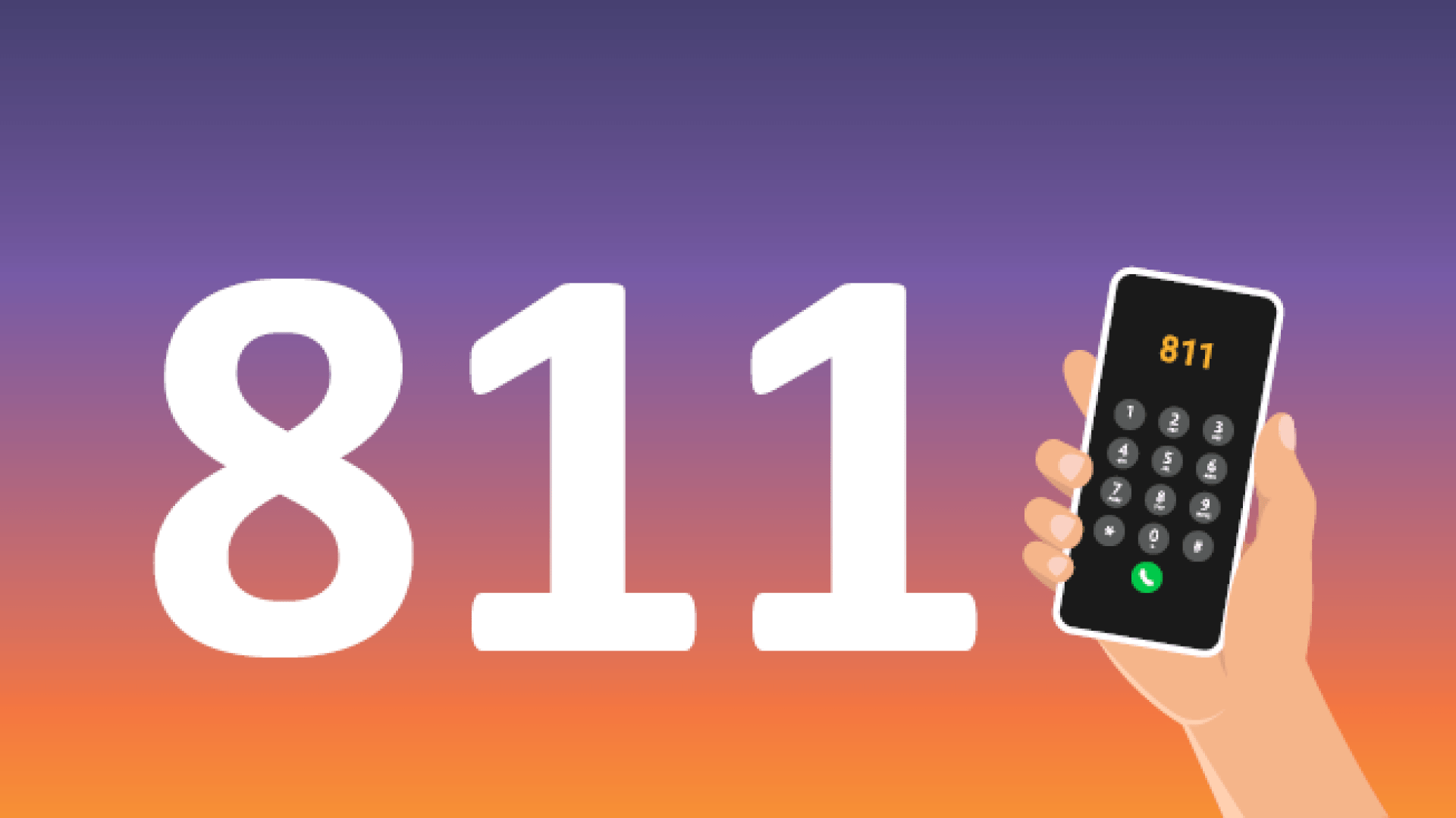 Cell phone dialing 811