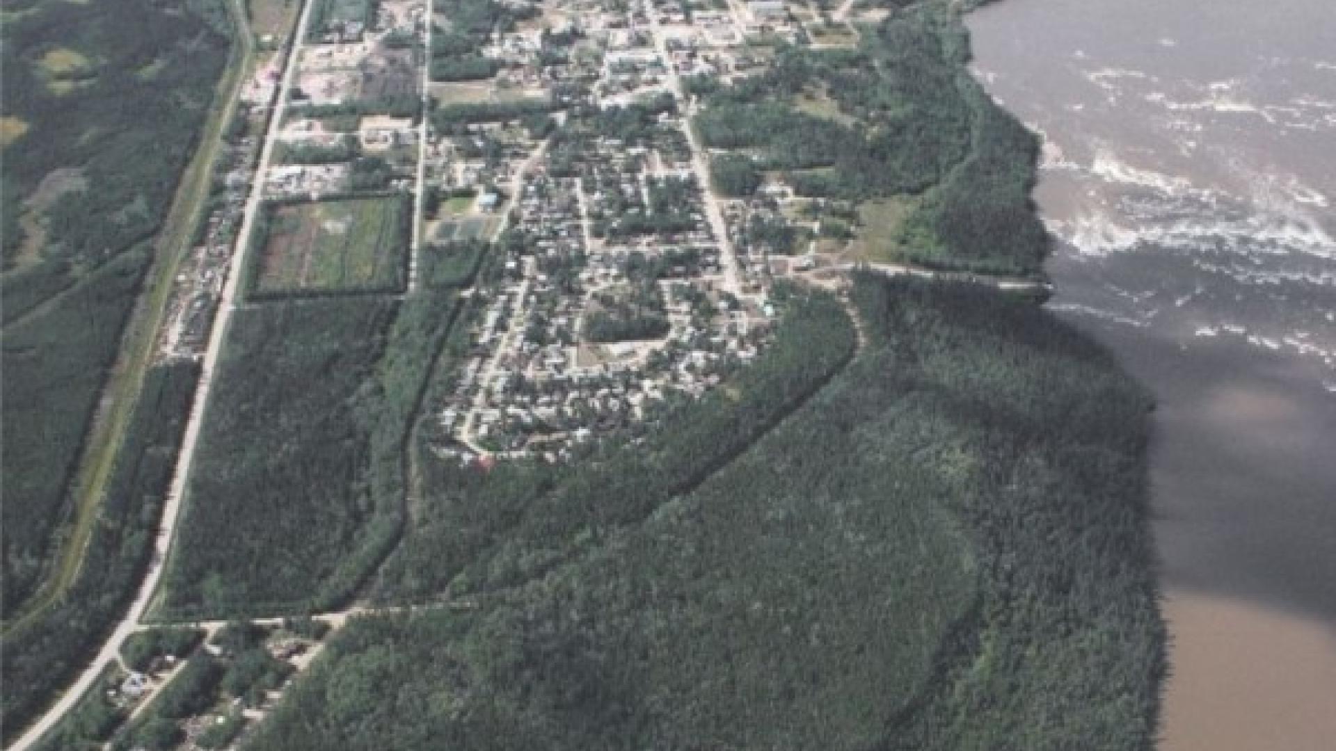 View of Fort Smith from air