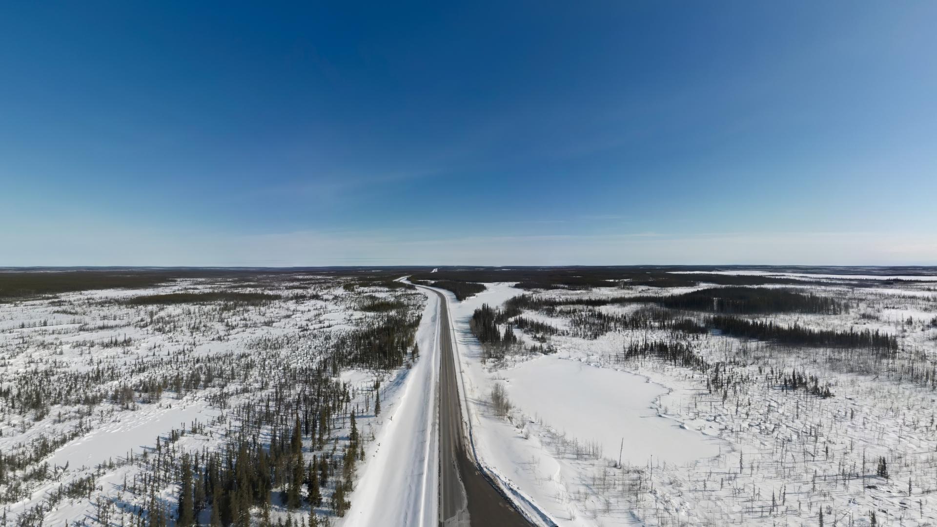 Highway through Tłı̨chǫ territory, NT