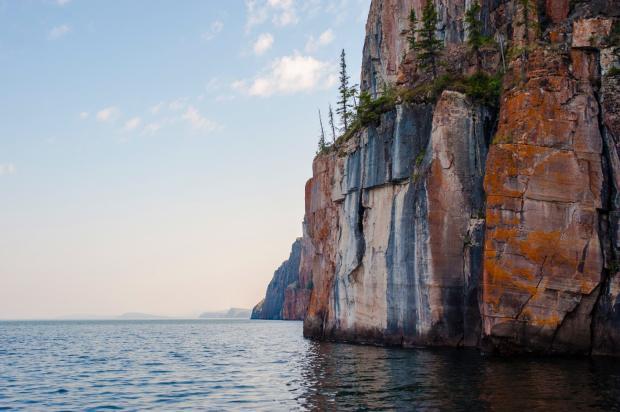 Water and Cliff