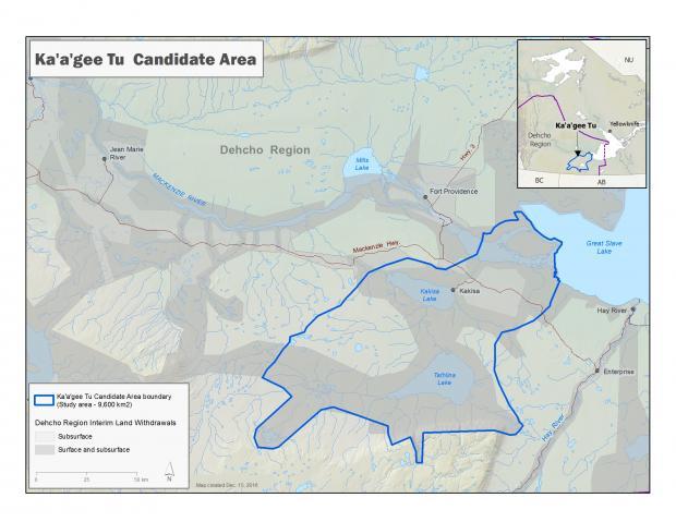 Map of Ka’a’gee Tu consultation boundary