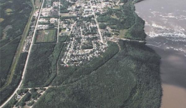 View of Fort Smith from air